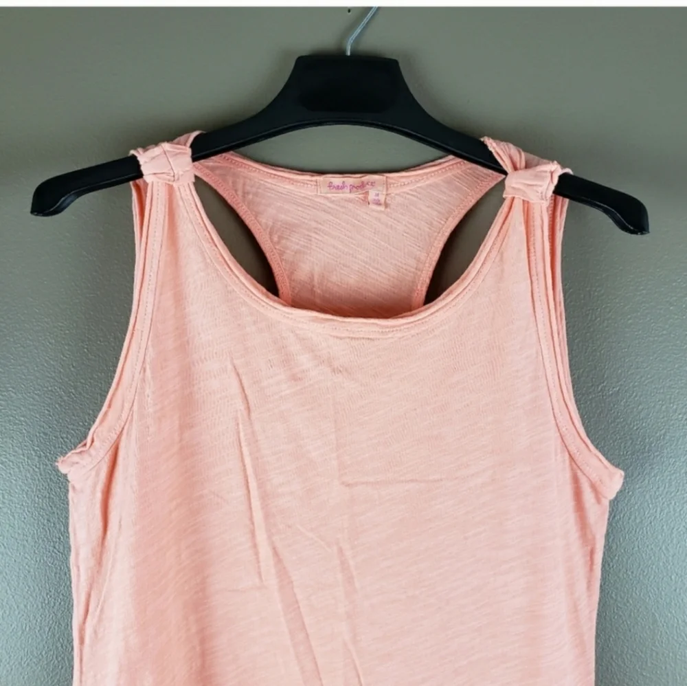 Fresh Produce peachy orange high low tank dress size medium
